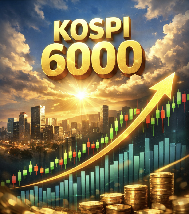 2026년 2월 12일 개인 자금의 귀환과 레버리지 쏠림… 코스피 6,000 시대 앞둔 한국 증시, 상승의 끝을 준비할 때